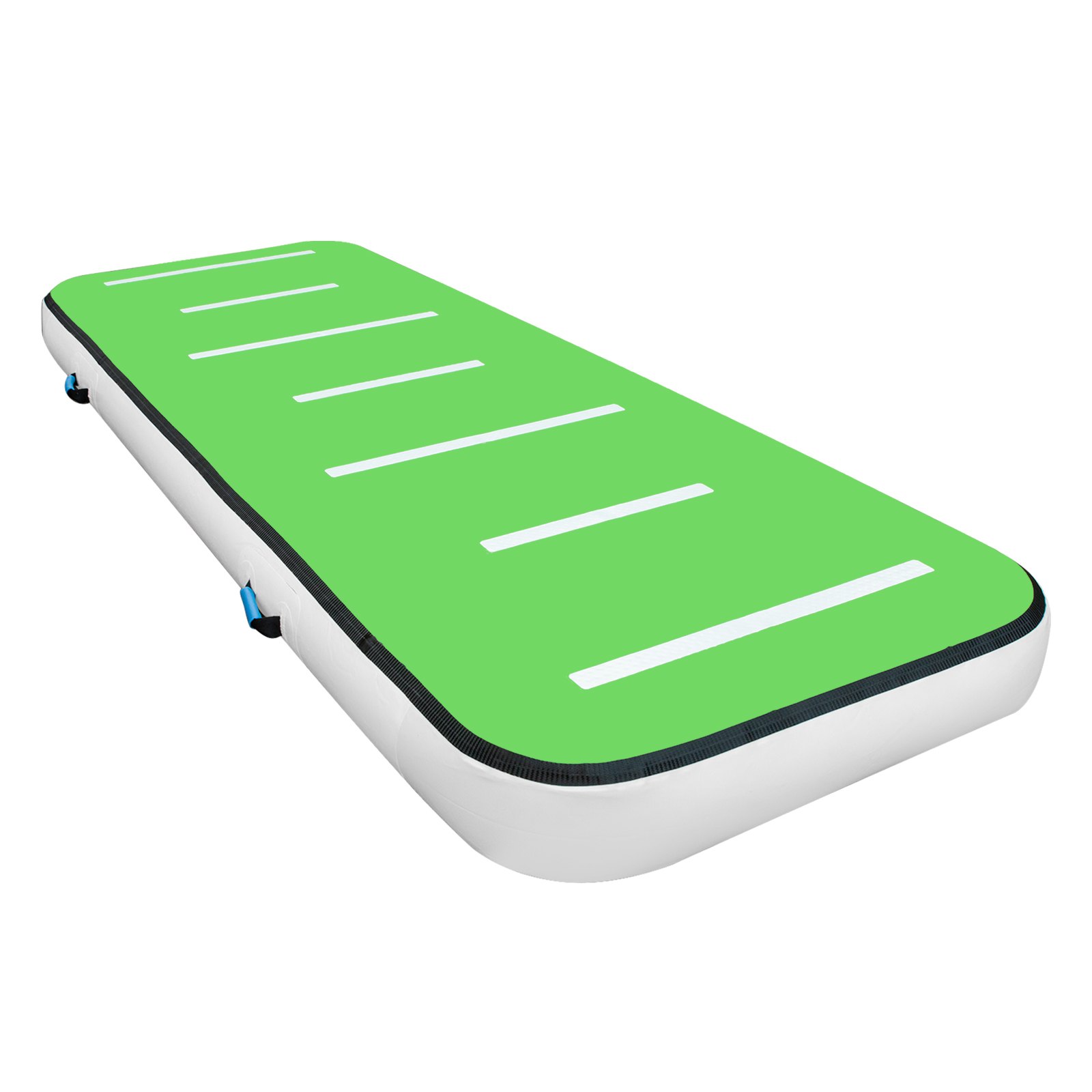 VEVOR Colchoneta de Ejercicios Gimnasia 300x100x10CM Colchonetas Gimnasio Alfombra Inflable Colchoneta Inflable de Gimnasia Alfombra de Entrenamiento sin Bomba Azul y Verde