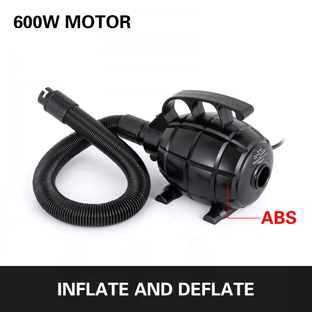Bomba de Aire Eléctrica para Colchoneta Inflable 1.5kg Casa Colchoneta de Gimnasia