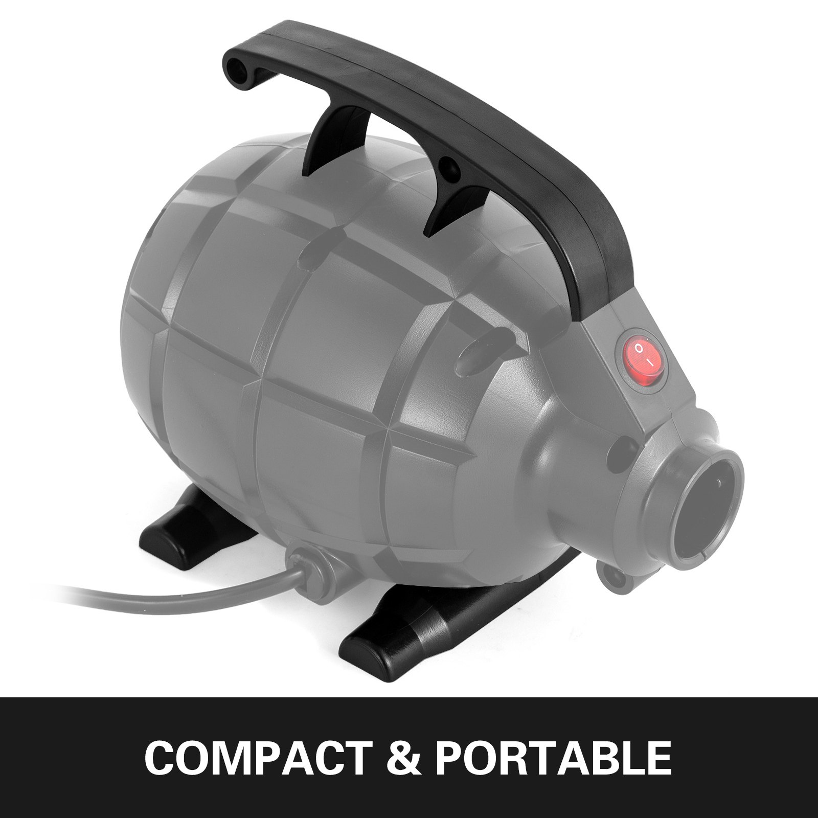 Bomba de Aire Eléctrica para Colchoneta Inflable 1.5kg Casa Colchoneta de Gimnasia