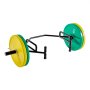 VEVOR Barra Hexagonal con Estructura Abierta, Capacidad de 360 kg, Barras para Encogimientos de Hombros con Agarres Moleteados, Equipo de Levantamiento de Pesas y Entrenamiento de Fuerza, Negro