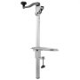 VEVOR Abrelatas Duradero Manual de Sobremesa para Latas de hasta 30 cm de Altura, Altura Ajustable, con Tornillos y Abrazadera de Mesa, para Restaurantes y Hoteles, 253 x 113 x 742 mm, Plata