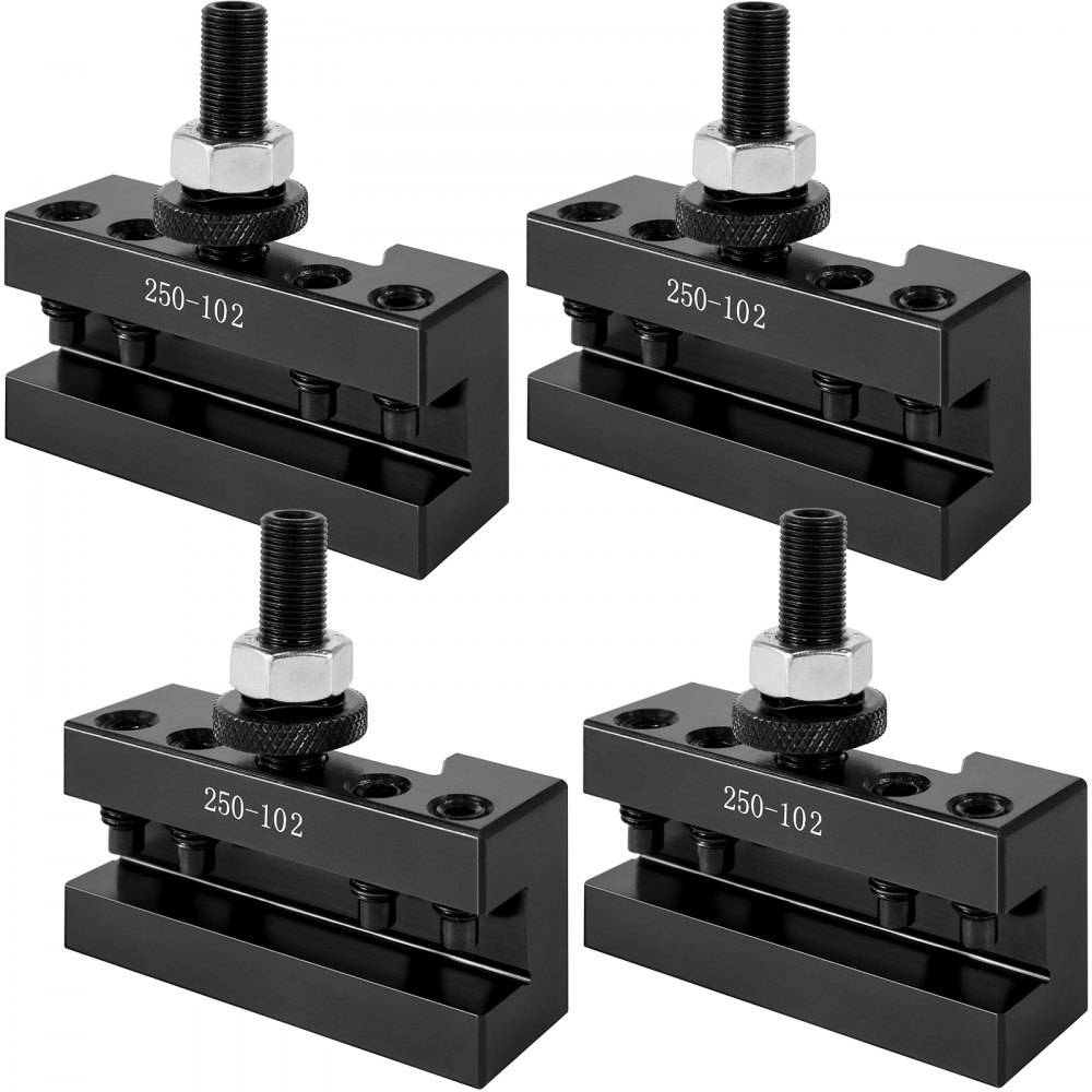 Vevor 4 Pcs 250-102 Cambio Rápido De Herramientas Para Torno Broca 4,83-12,7 Mm