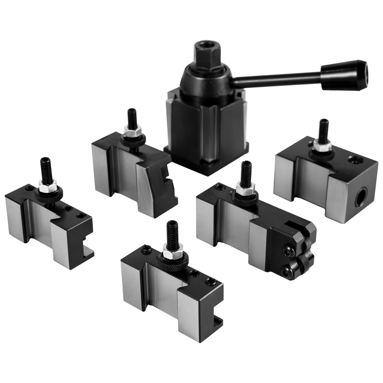 Vevor 6 Pcs Cambio Rápido De Herramientas Tipo Cuña Para Tornos De 200 Mm Acero
