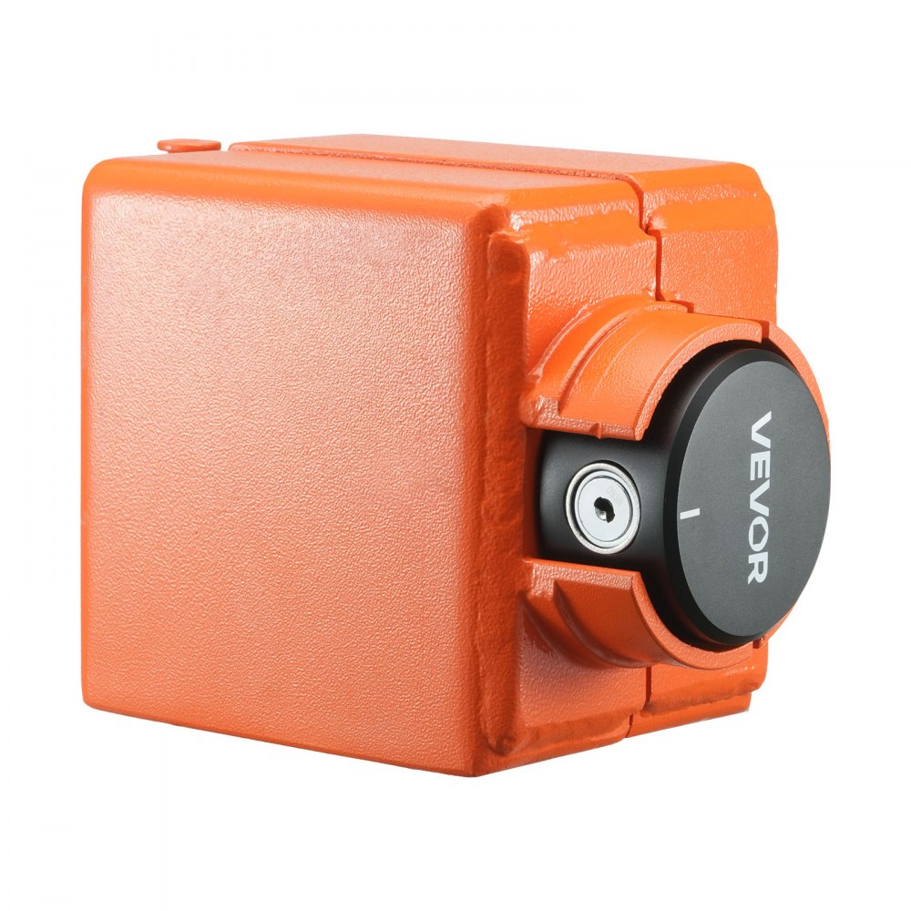 VEVOR Bloqueo de Enganche de Remolque Compatible con Acoplador de Flujo de Aire Fundido de 50,6 y 58,6 mm con 3 Llaves para Asegurar Cadenas de Seguridad Resistente a Corrosión para Remolques de RV