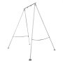 VEVOR Yoga Stand Frame, Max 140.6 kg Load Swing Stand, Triangular Structure Pull Up Stands, Aerial Silk Stands with Height Adjustable & Aluminum Frame Legs, Stainless Steel Top Bar