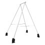 VEVOR Yoga Stand Frame, 3m Length Swing Stand, Max 250 kg Load Triangular Structure Aerial Rig, Aerial Silk Stands for Yoga Enthusiasts, Non-Slip Base, Lightweight, Detachable Design