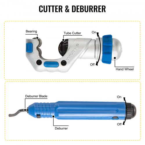 Vevor Expansor Hidráulico Universal Y Herramienta De Abocinado 5-22mm