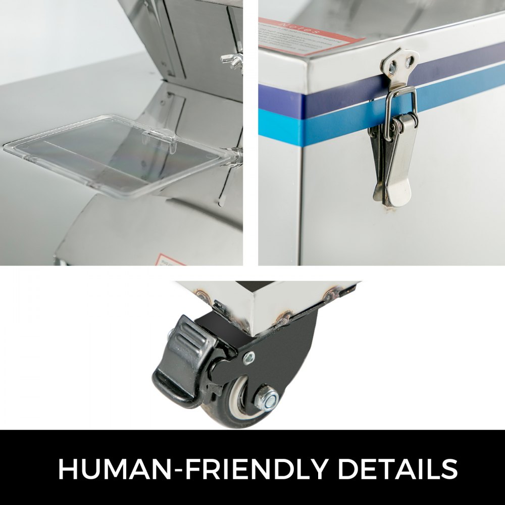 VEVOR Máquina de Llenado de Polvo 10-999g Empaquetadora Máquina Empaquetadora de Alimentos