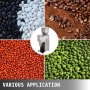 VEVOR Máquina de Llenado de Polvo Automática 1-3000 g, Máquina de Pesaje y Embalaje de Partículas Automática para Cereales Harina Semillas 6-12 bolsas / min, Máquina de Pesaje y Embalaje 220 V 280 W