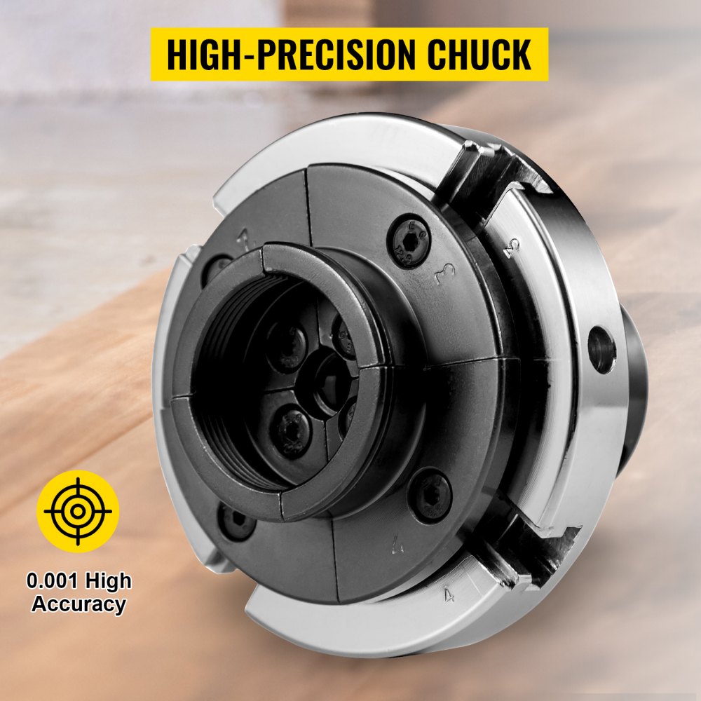 Chuck De Torno Mandril Autocentrante Nova De 4 Pulgadas Para Torno De Madera