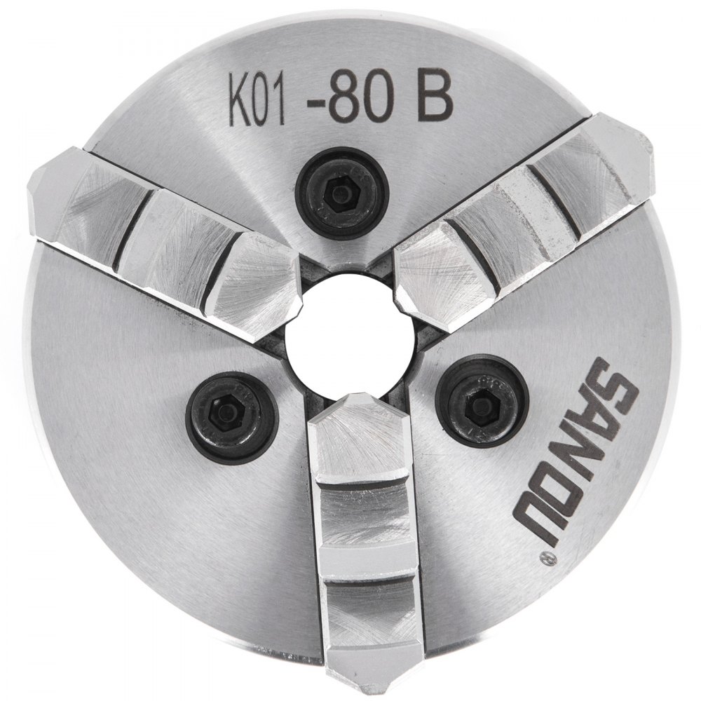 K01-80 Mandril De Torno De 80 Mm Torno Chuck De 3" Con 3 Mordazas Rectificadora