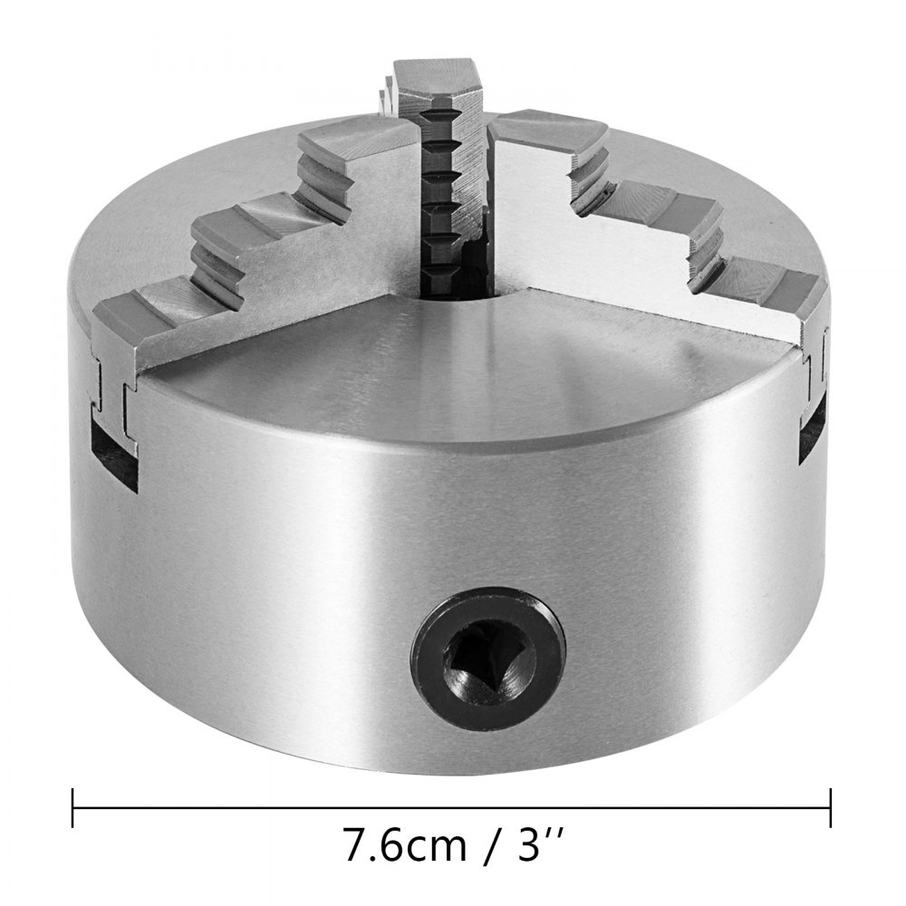 Mandril Para Torno Autocentrante Con 3 Mordazas 80 Mm K11-80 Reversible