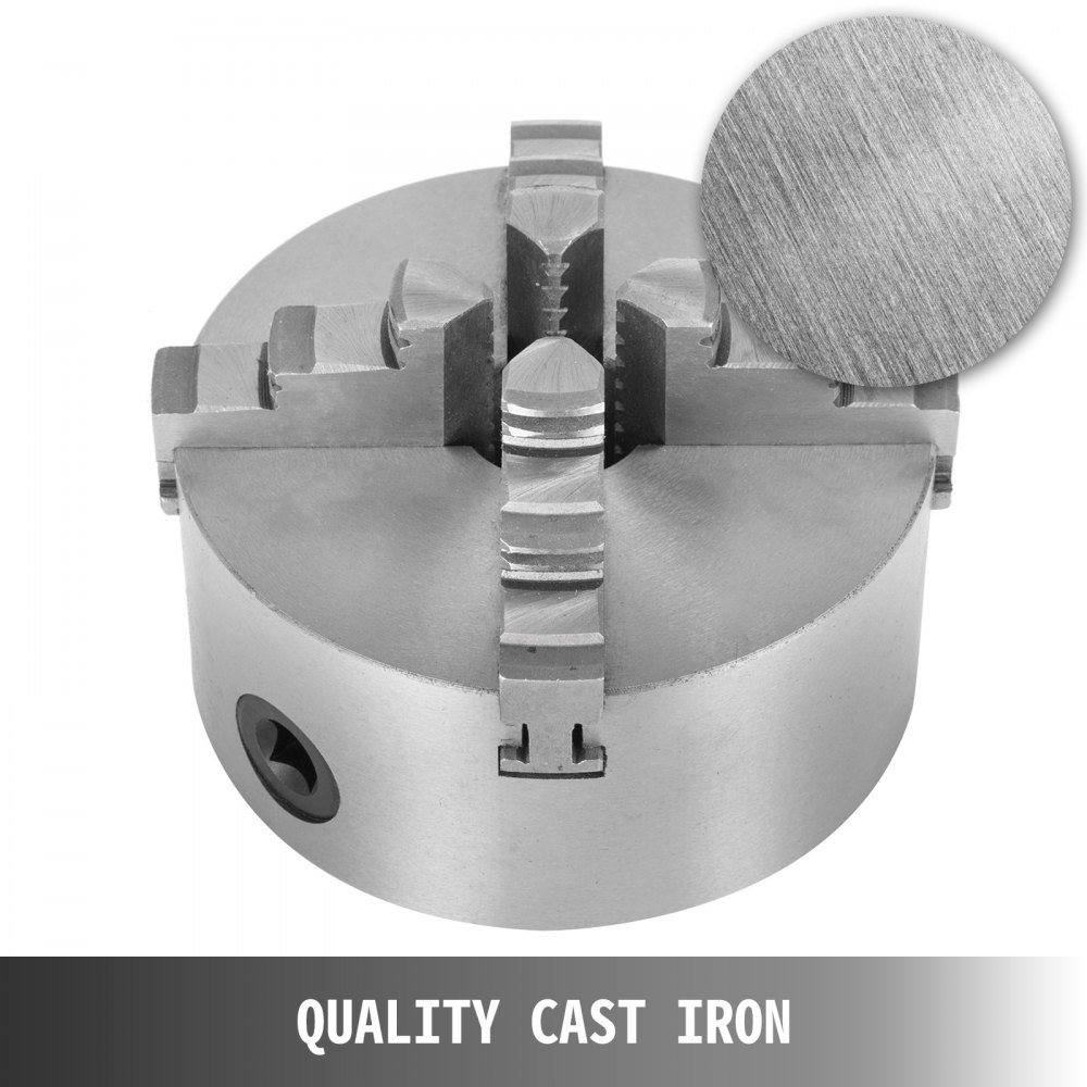 Mordazas Torno Chuck 80mm K12-80 Mandril De 4 Mordazas Para Tornos