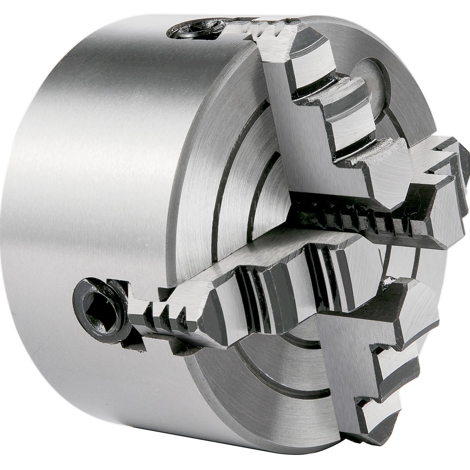 Vevor Mandril De Torno De Metal 100 Mm Torno Mandril Autocentrado 4 Mordazas