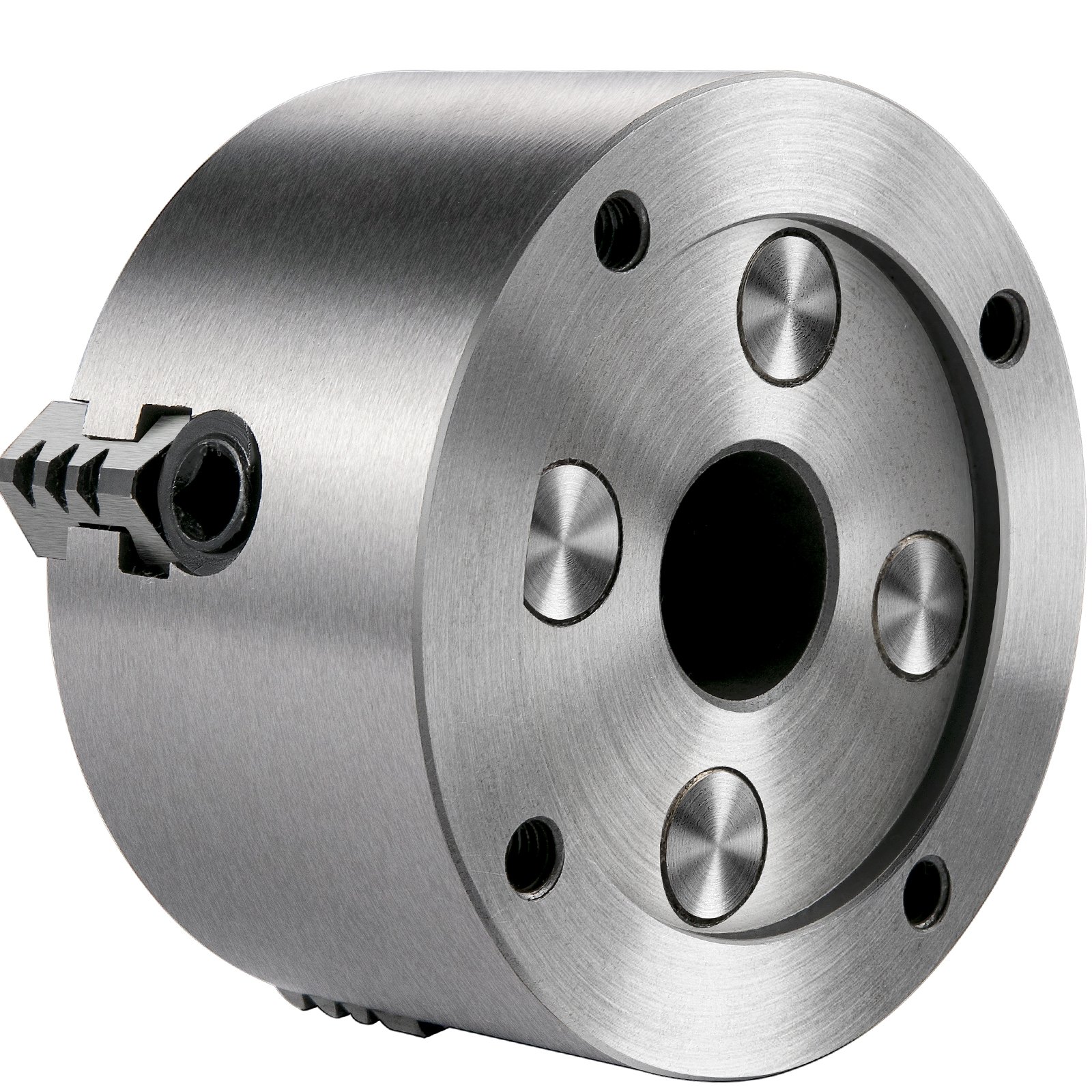 Vevor Mandril De Torno De Metal 100 Mm Torno Mandril Autocentrado 4 Mordazas