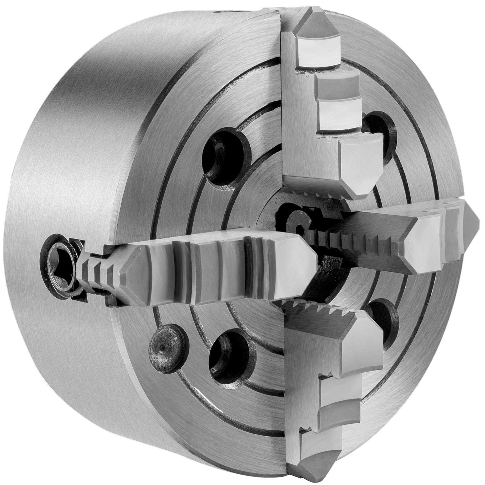 Vevor Mandril De Torno De Metal 160 Mm Torno Mandril Autocentrado 4 Mordazas