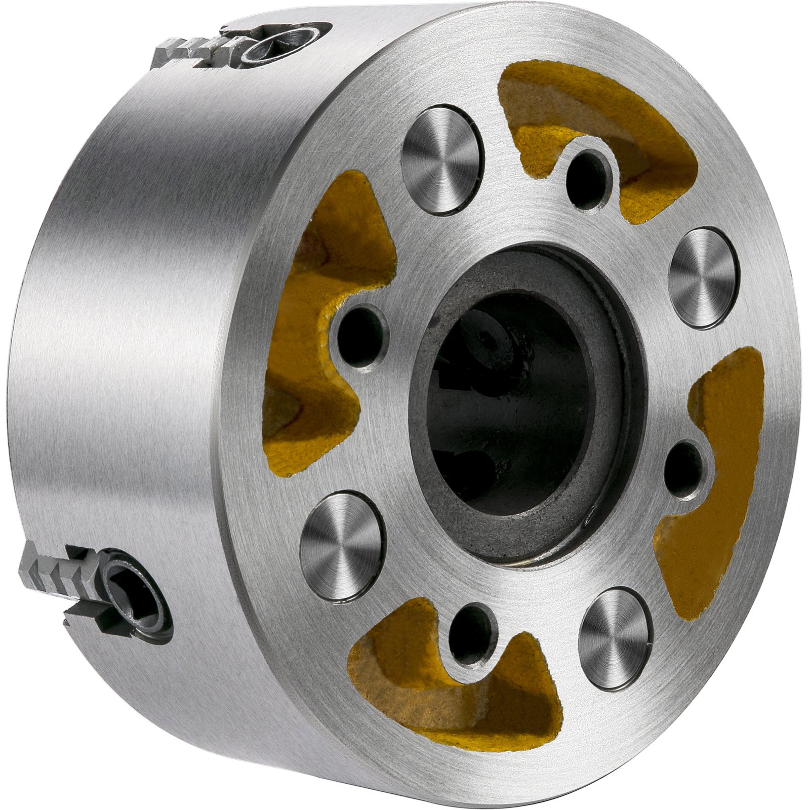 Vevor Mandril De Torno De Metal 160 Mm Torno Mandril Autocentrado 4 Mordazas