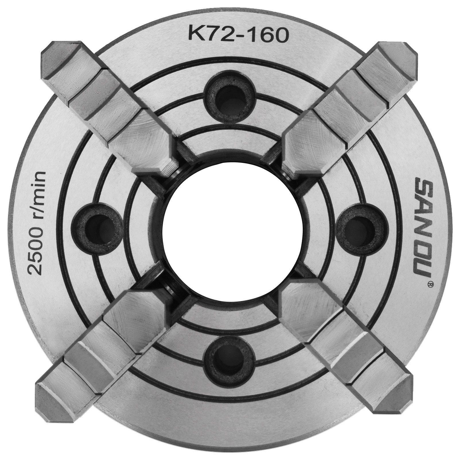 Mandril De Torno De Metal De 4 Mordazas De 160 Mm (6 ") Mordazas Independientes