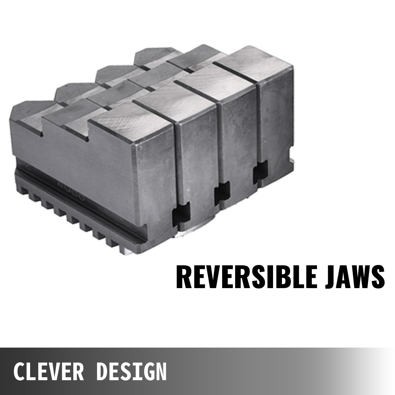 Portabrocas De Torno De 4 Mordazas Reversibles K72-250 Torno Chuck De 250mm