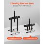 VEVOR Kit Extractor de Rodamientos, 14 uds, Separador y Divisor de Rodamientos con Estuche, con Capacidad de 5 T, con Mordazas 50 a 70 mm, para Diversos Tamaños de Engranajes, Poleas y Volantes
