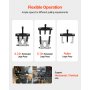 VEVOR Kit Extractor de Rodamientos, 14 uds, Separador y Divisor de Rodamientos con Estuche, con Capacidad de 5 T, con Mordazas 50 a 70 mm, para Diversos Tamaños de Engranajes, Poleas y Volantes
