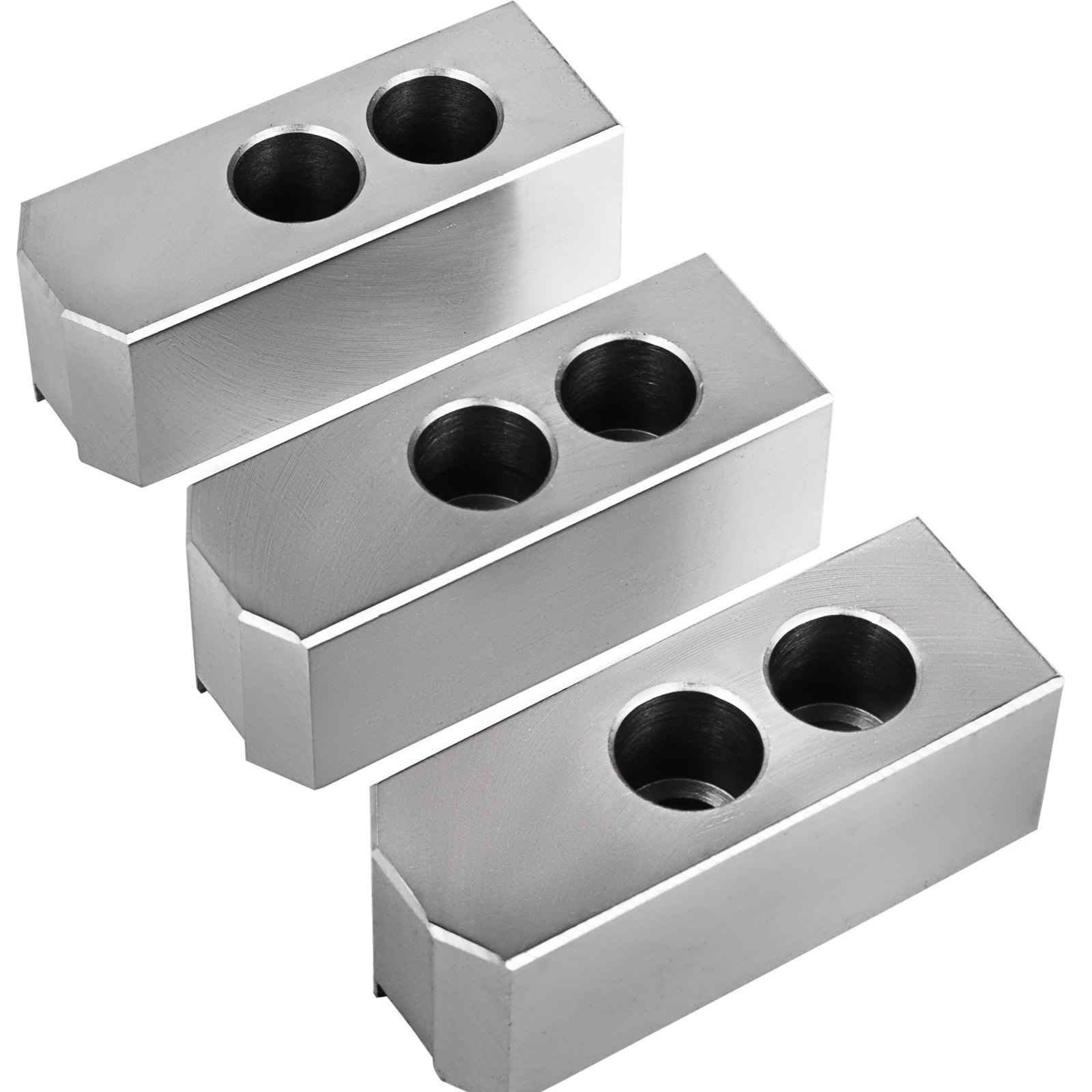 Mordazas Blandas De 8" 1.5 Mm X 60° Para Mandril Hidráulico Mandíbula Interna