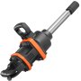 VEVOR Llave de impacto neumática de 1" Pistola de impacto 3160 pies-lbs Salida de torque inverso 5000 RPM Mango en D para tareas de camiones, entusiastas de la automoción, mecánicos profesionales