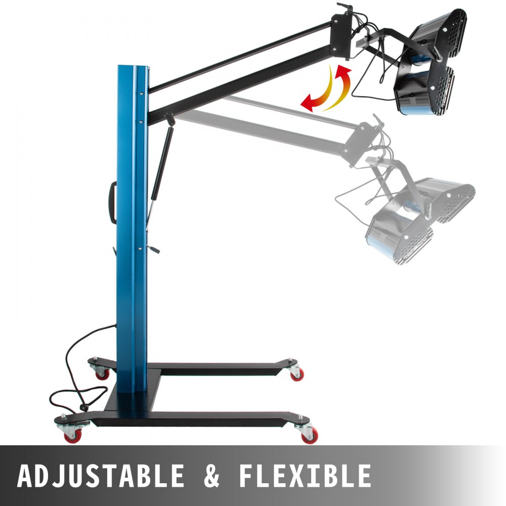 Secado De Pintura 2x1100w Lámpara De Infrarrojos 220v 40-100 ℃ Aplicación Amplia