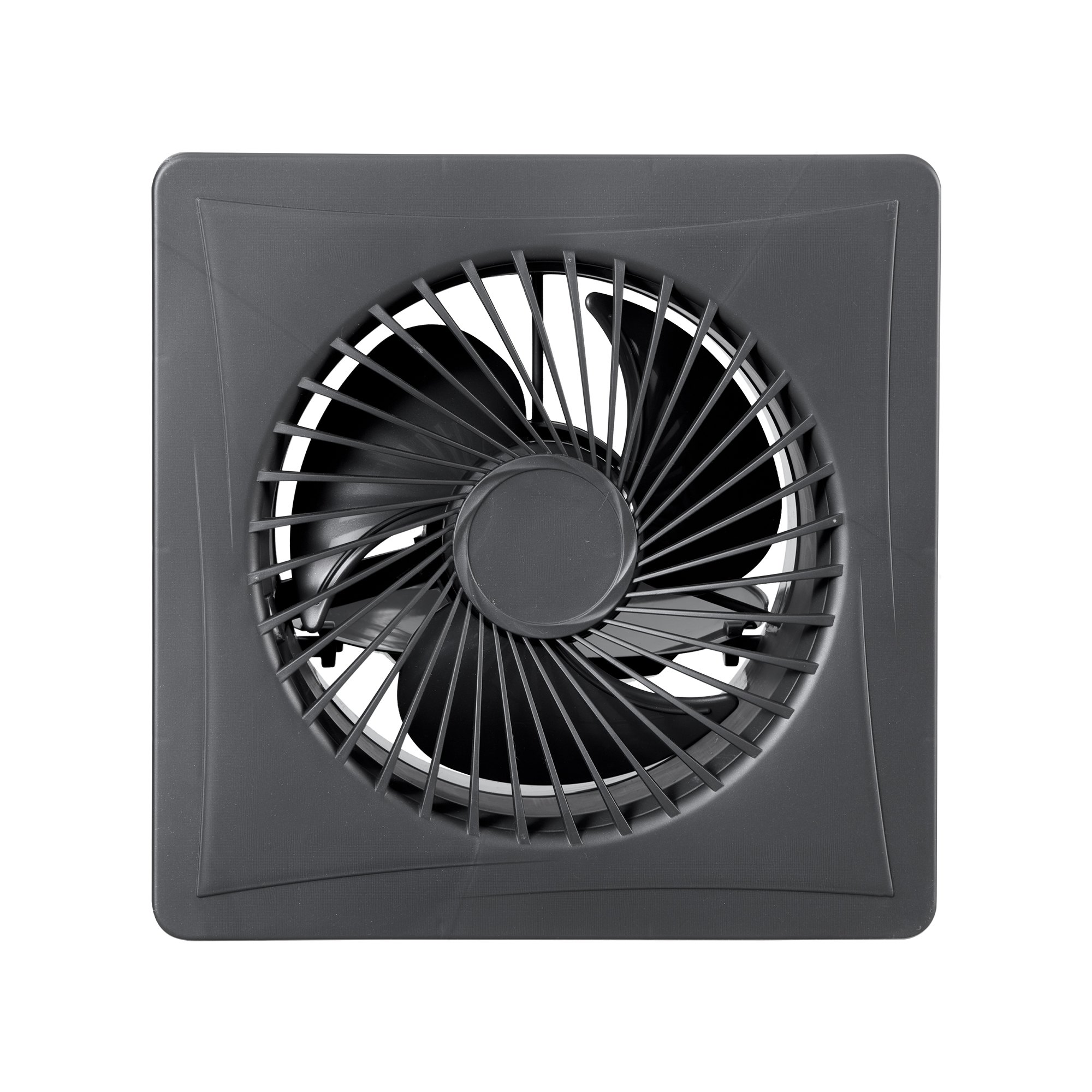 VEVOR Ventilador Solar con Flujo de Aire de 374 m³/h, Panel Solar 25 W Ajustable, Velocidad de 2030 RPM, Intercambio de Aire para Invernadero, Gallinero, Carpa de Cultivo, Montaje en Suelo Techo Pared