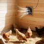 VEVOR Solar Powered Fan, 20W Solar Panel with Battery Storage, 220 CFM Airflow, Adjustable Panel Angle, 2030 RPM High-Speed, Fast Air Exchange for Greenhouse, Grow Tents, Chicken Coops, Shelters