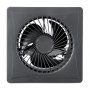 VEVOR Solar Powered Fan, 20W Solar Panel with Battery Storage, 220 CFM Airflow, Adjustable Panel Angle, 2030 RPM High-Speed, Fast Air Exchange for Greenhouse, Grow Tents, Chicken Coops, Shelters