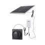 VEVOR Solar Powered Fan, 20W Solar Panel with Battery Storage, 220 CFM Airflow, Adjustable Panel Angle, 2030 RPM High-Speed, Fast Air Exchange for Greenhouse, Grow Tents, Chicken Coops, Shelters