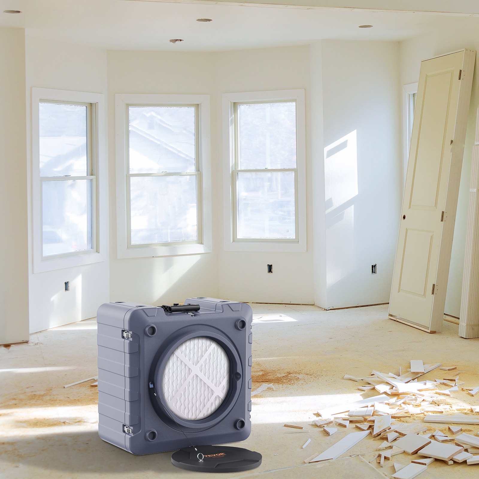 VEVOR Purificador de Aire con Máquina de Aire Negativo Apilable 3 Etapas 800 CFM