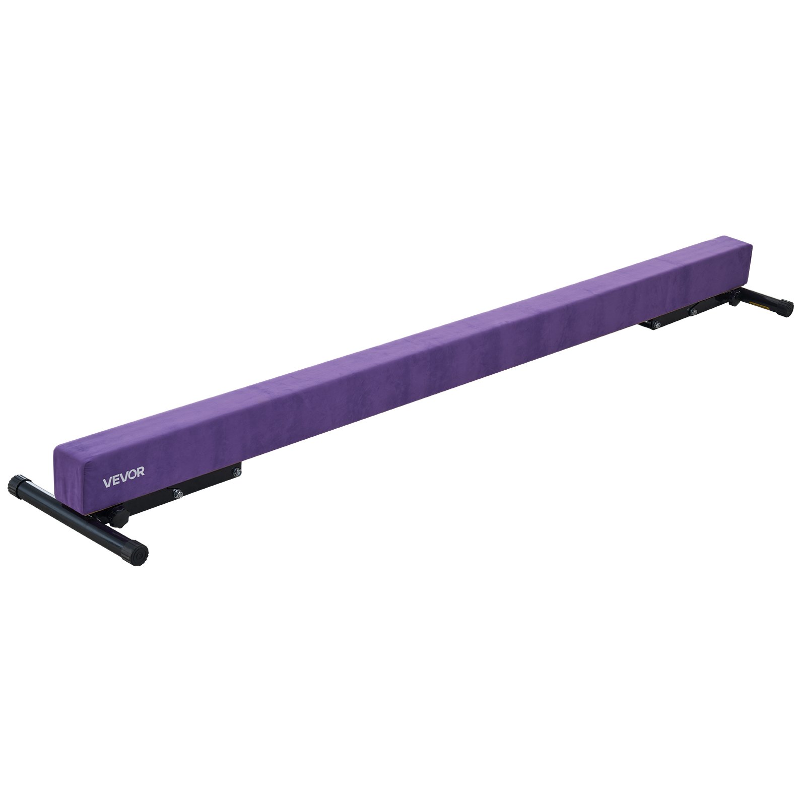 VEVOR Barra de Equilibrio para Niños, Altura Ajustable 5 Niveles de 170/380/470/540/565 mm, Carga hasta 158,7 kg, Color Morado, para la Coordinación y el Control Corporal, 2450 x 430 x 180 mm
