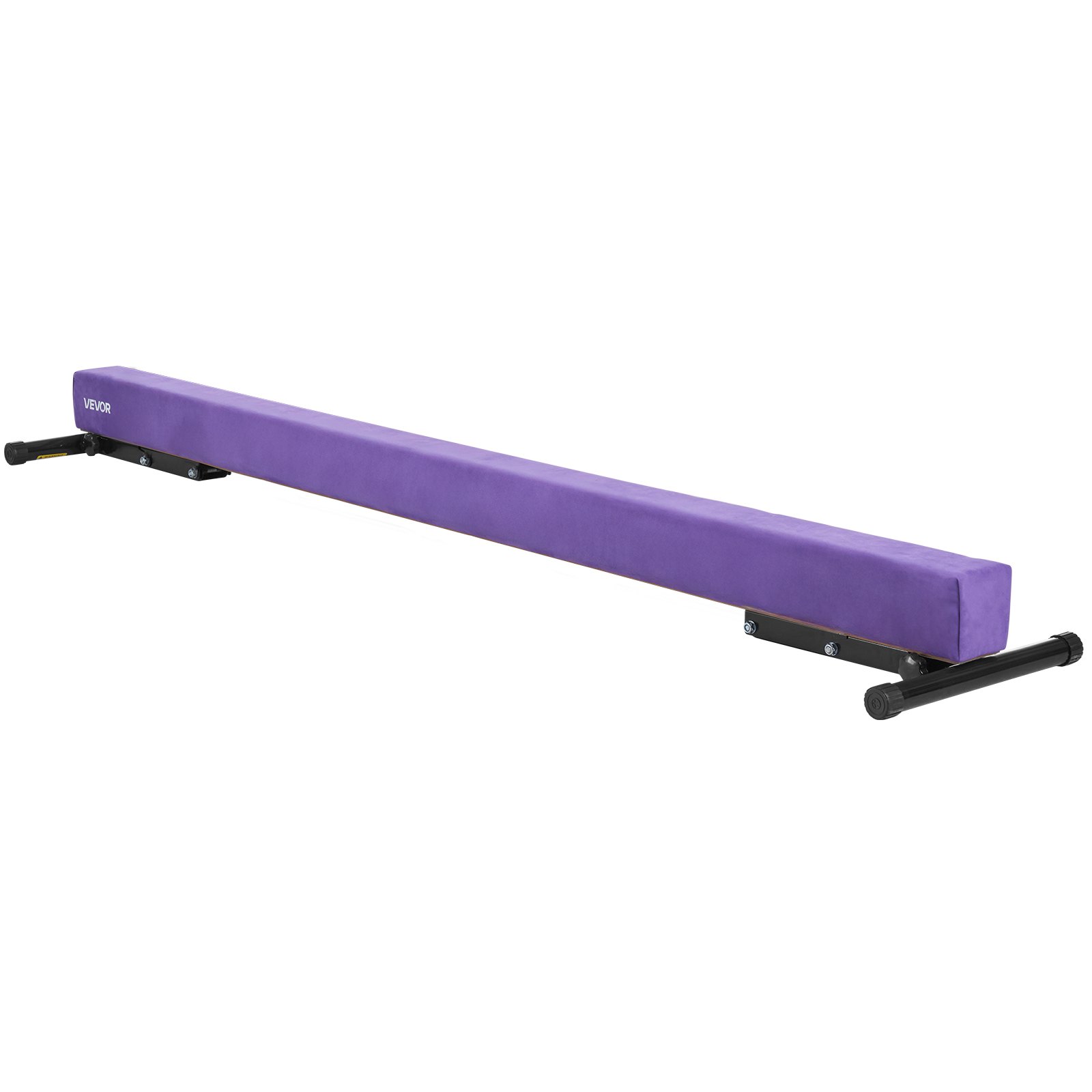 VEVOR Barra de Equilibrio para Niños, Altura Ajustable 5 Niveles de 170/380/470/540/565 mm, Carga hasta 158,7 kg, Color Morado, para la Coordinación y el Control Corporal, 2450 x 430 x 180 mm