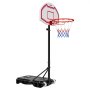 VEVOR Portable Basketball Stand, 1.6 to 2.1m Height Adjustment Basketball Hoop & Goal, Kids Adjustable Basketballs Hoop with Nylon Net & Rolling Wheels, Portable Backboard Set for Patios, Poolside