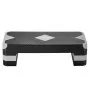 VEVOR Plataforma de Ejercicios Aeróbicos 71 x 28 cm Plataforma de Entrenamiento con Altura Ajustable 4 Elevadores Banco Antideslizante Soporte de 250 kg para Gimnasio en casa, Cardio, Fuerza, Gris