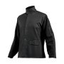 VEVOR Chaqueta de Soldadura Ignífugo XXL Piel Vaca Resistente y Algodón Negro