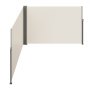VEVOR Toldo Lateral Retráctil Pantalla de Privacidad al Aire Libre 200x600cm Toldo Lateral contra Viento Impermeable de Poliéster 180g/m² Divisor de Habitación UV 30+ para Patio, Jardín, Balcón, Beige