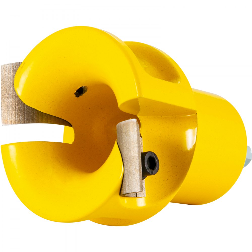 VEVOR Cortador de espiga, 1,5" / 38 mm de diámetro, cortador de muebles de troncos de aluminio y acero de primera calidad, con cuchillas curvadas dobles y tornillos de botón, kit maestro para el hogar