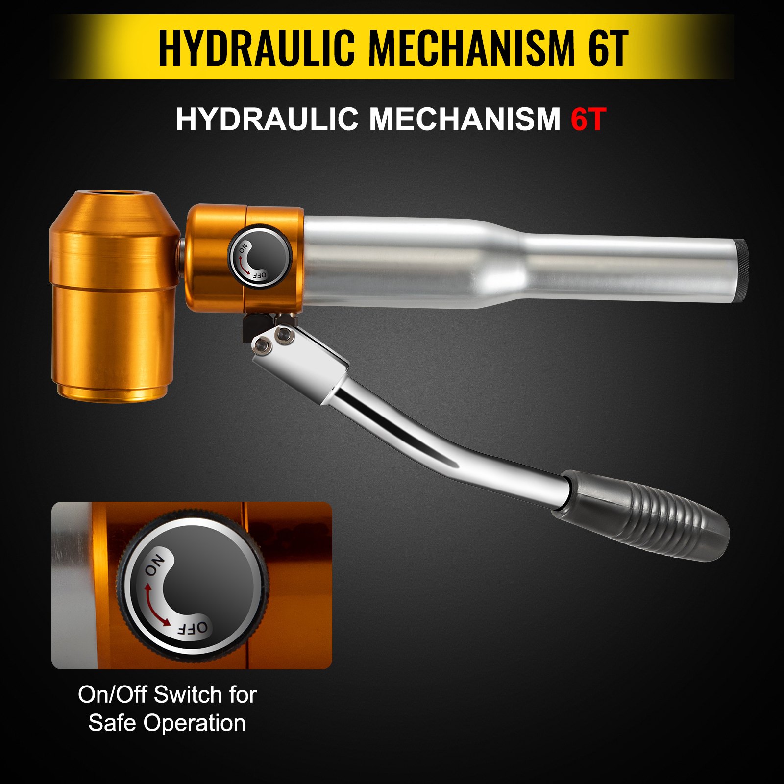 Perforadora Hidráulica Kits De Perforación Manual 6 X Troqueles Con Estuche 6t