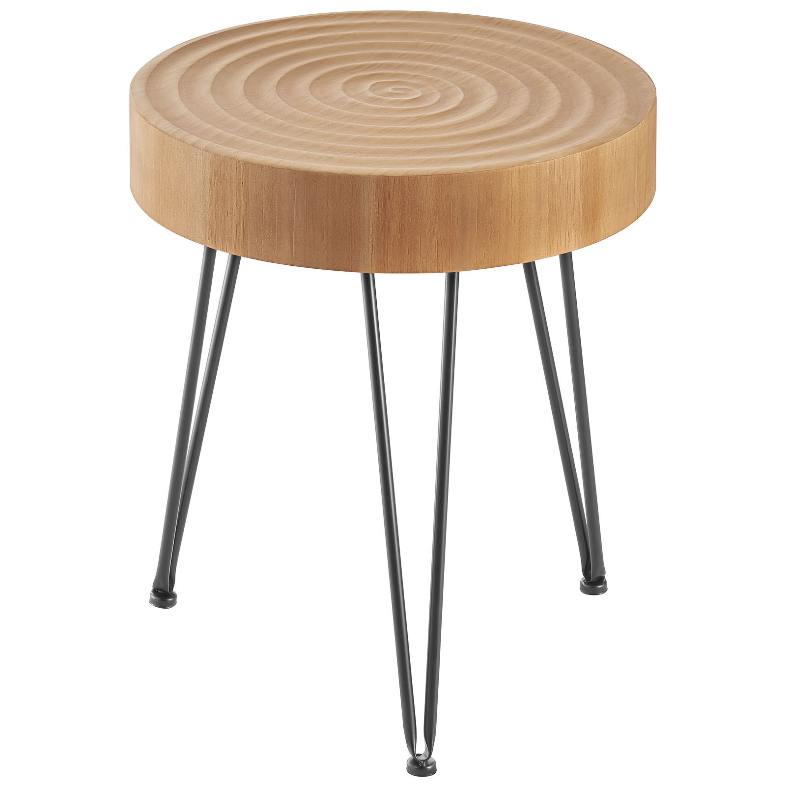 VEVOR Juego de Mesa de Centro Redonda de 2 Piezas, Mesa de Salón Industrial con Patas de Metal de 796 x 796 x 365 mm con 1 Mesa Auxiliar, fácil montaje para Oficina, Salón y Apartamento