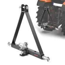 VEVOR Adaptador de Enganche Rápido para Remolque de 3 Puntos y 50,8 mm 2736 kg
