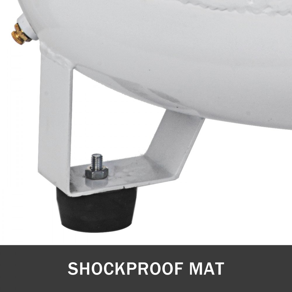VEVOR Compresor de Aire 30 L Compresor Silencioso con Tanque 850 W 165 L / min Compresor de Aire Portátil para Reparación del Hogar, Inflado de Neumáticos, Limpieza de Suelos Radiantes