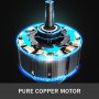 VEVOR Compresor de Aire Compresor Neumático 6,6 galones / 30 L Compresor Silencioso con Tanque 850 W 165 L / min Compresor de Aire Portátil