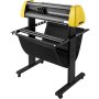 VEVOR Cortadora de Vinilo Máquina Cortadora de Vinilo Corte Máximo 780 mm Trazador de Vinilo con Alimentación de Papel de 870 mm Pantalla LCD Software