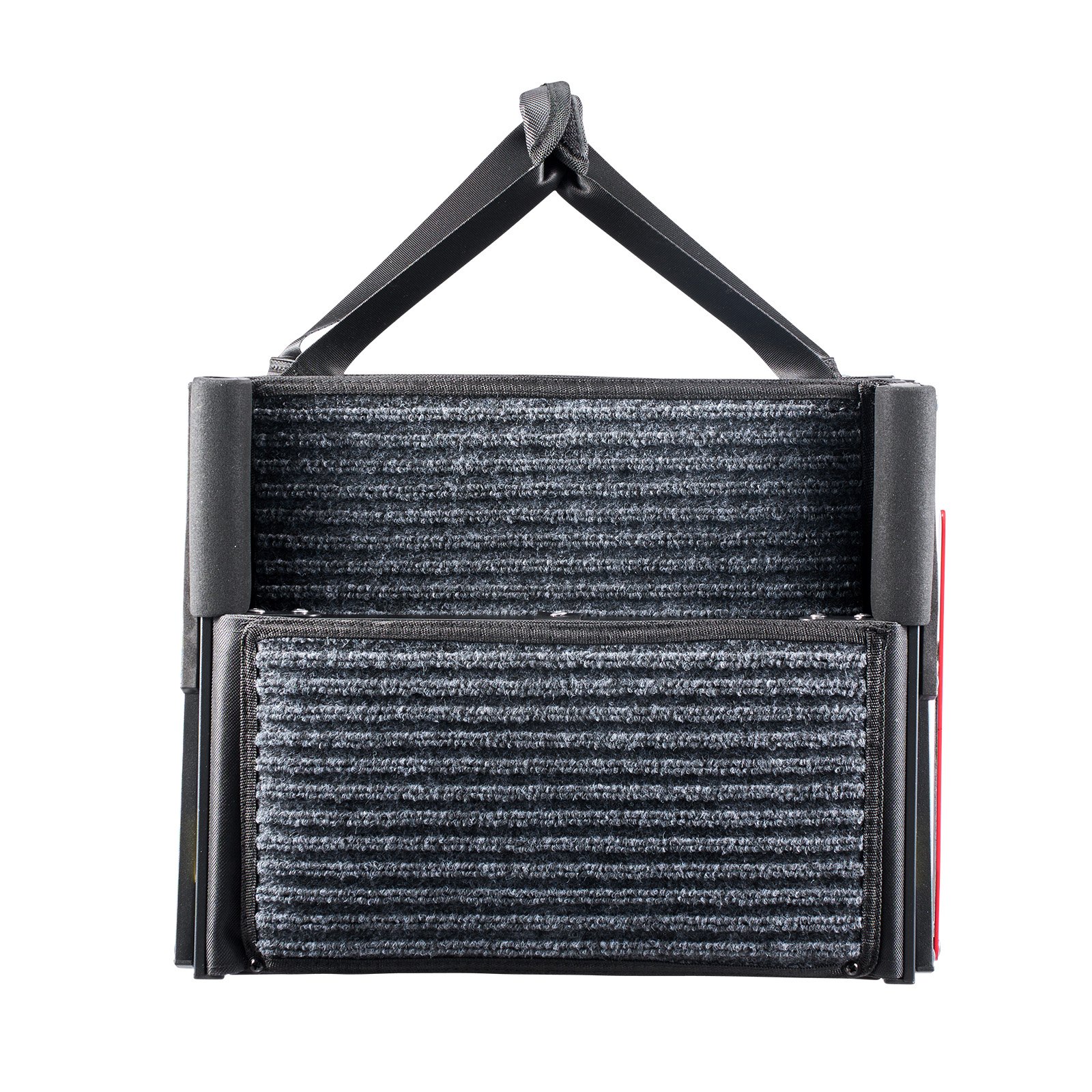 VEVOR Escalera para Perros Plegable para Coche, 4 Escalones, Rampa para Perros, Capacidad de Carga de 91 kg, Huella con Alfombra Antideslizante, Ajustable y Portátil, para Subir a Coches Camas Sofás