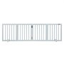 VEVOR Freestanding Dog Gate, Pet Gate, 508 x 610 mm Door Safety Gate, 4-Panel Foldable Dog Gate for Wide & Narrow Doorways, Expandable Foldable Dog Barrier, White Stair Safety Gate
