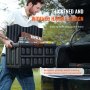 Persona que carga el baúl del automóvil con contenedores de almacenamiento plegables VEVOR, que cuentan con un diseño de mango engrosado y ensanchado.
