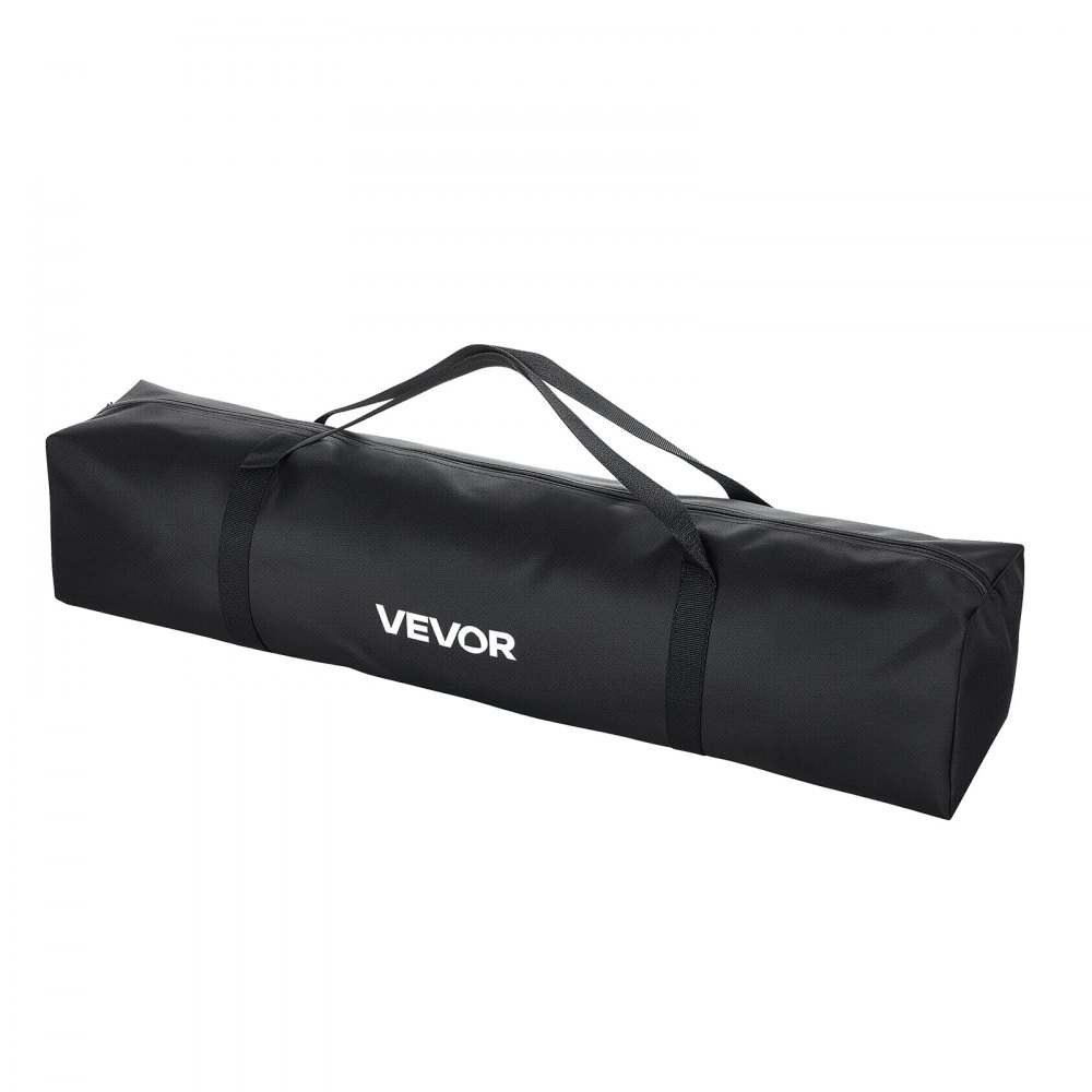 VEVOR Carro Plegable para Pelotas de Tenis con Ruedas, Cesta de Tenis Capacidad para 200 Pelotas, Bolsa de Nailon con Bolsillos Laterales, Carrito de Entrenamiento Multideporte para Béisbol Pickleball